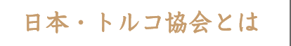 日本・トルコ協会とは